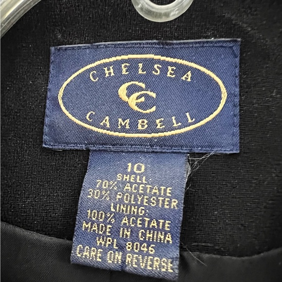 Chelsea Campbell size 10 jacket black - Picture 3 of 3